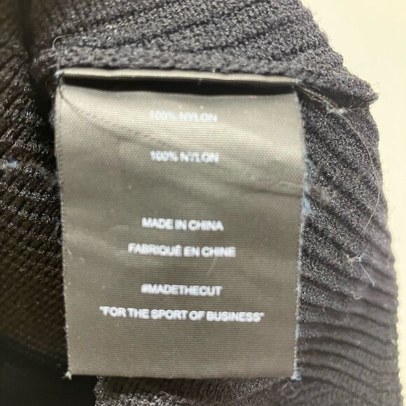 CUTS Coreflex Cropped Wide Strap Square Neck Ribbed Tank Black Women’s Size S - Picture 5 of 7